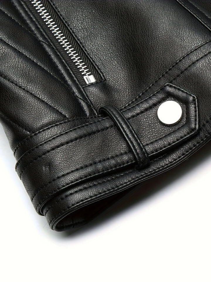 Mabel | Gestructureerde Zip-Front Moto Jast