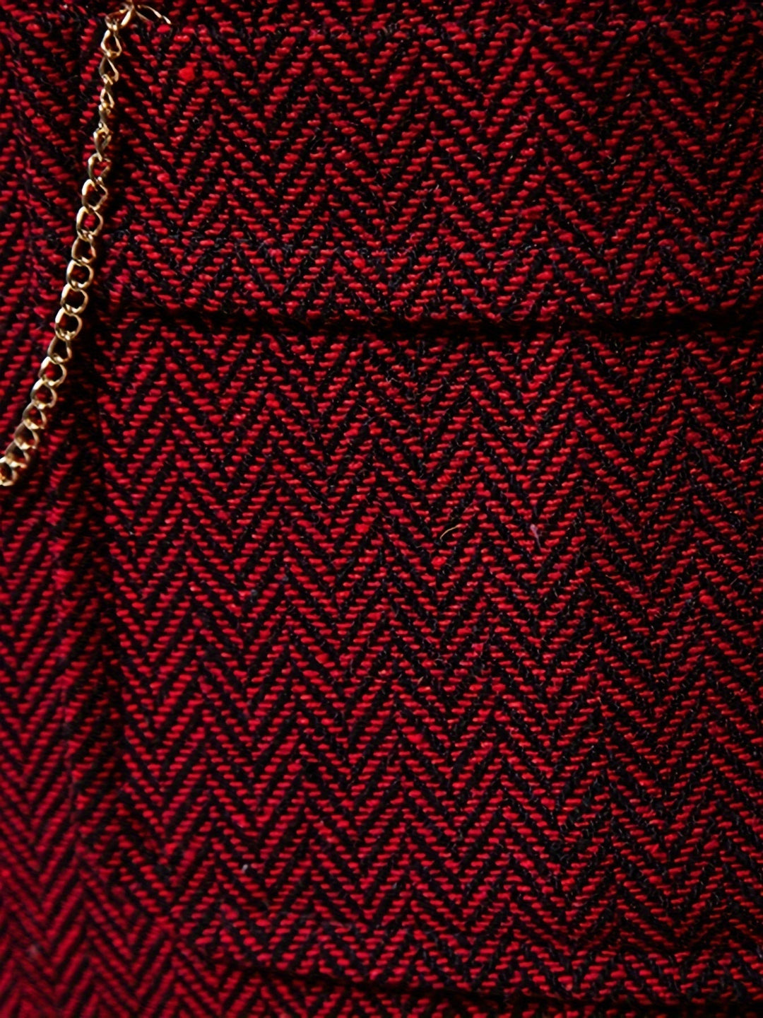 Edmund | Haringbone Effen Vest
