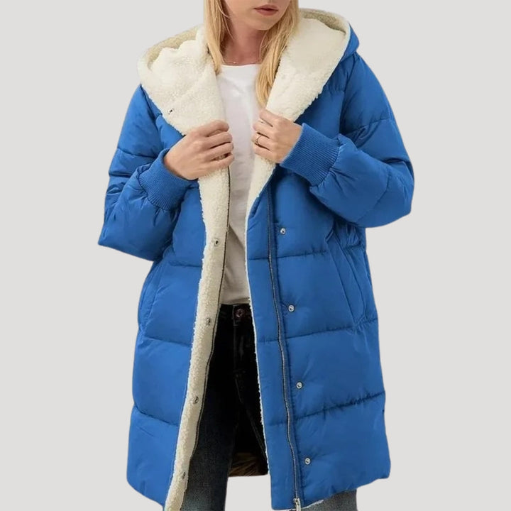 Bregje | Gevoerde Wrap Redactionele Pufferjas