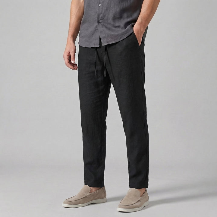 Broek Heren Wide Leg Casual Zomer