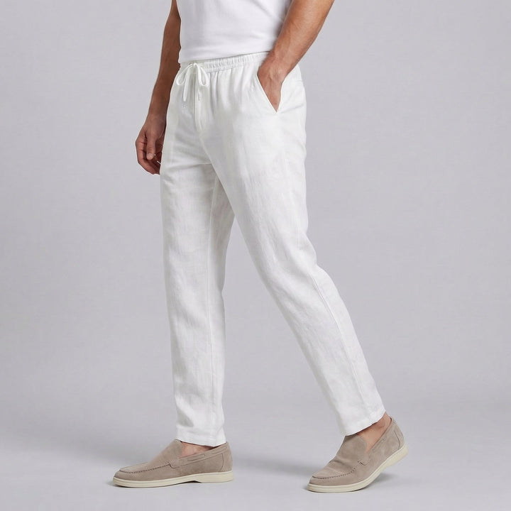 Broek Heren Wide Leg Casual Zomer