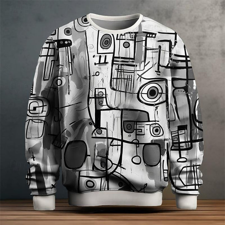 Nash | Kunstzinnige Crew Neck Sweatshirt
