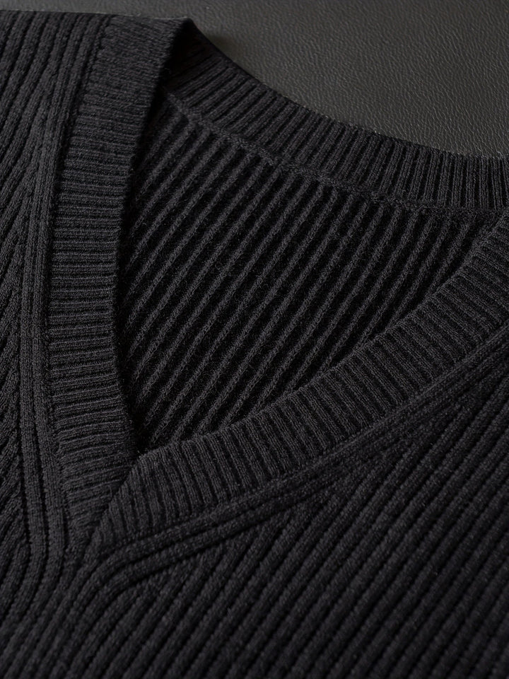 Ellis | Klassieke V-hals Sweater Vest