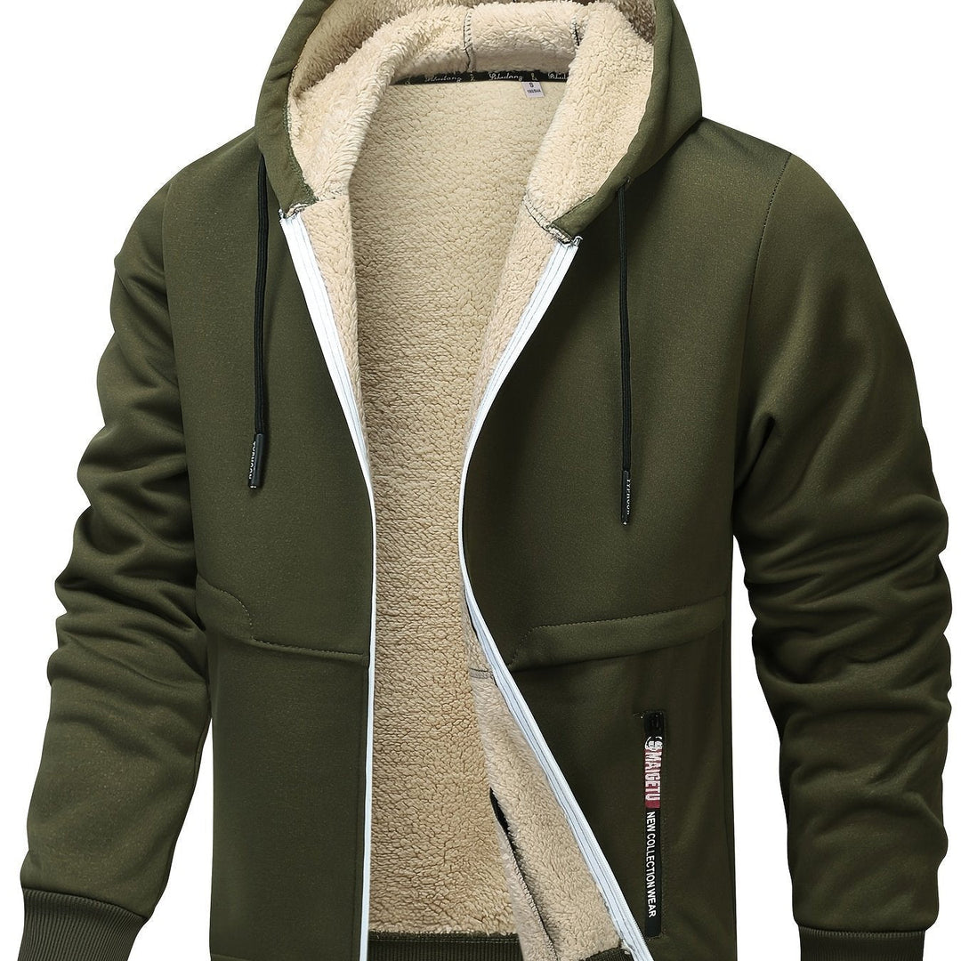 Russell | Gezellige Hooded Zip-Up Jast