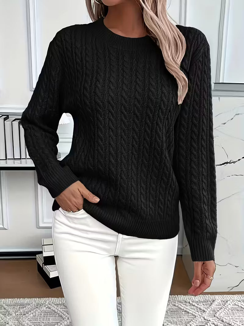 ADRIANA – KABELBREI COZY LANGERMIG TRUI