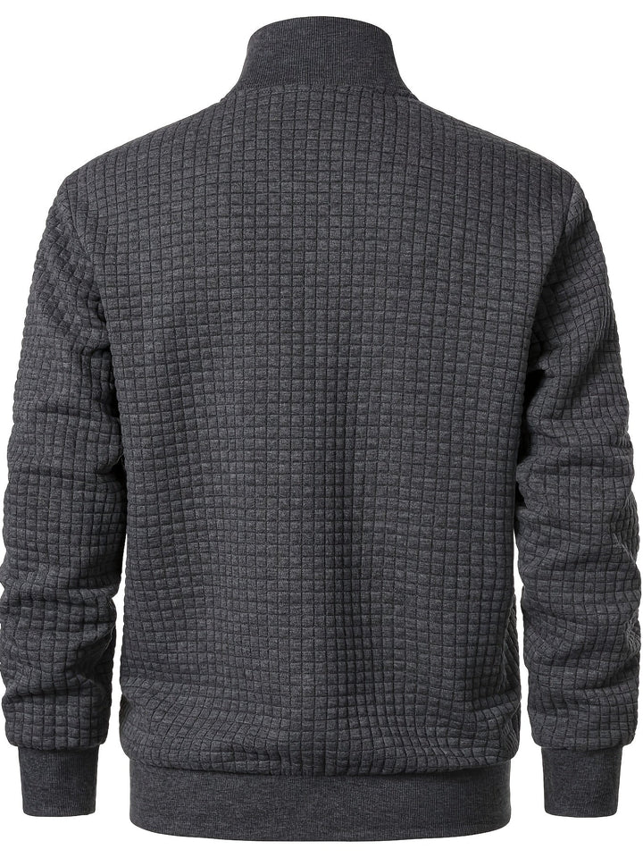 Sullivan | Textured Stand-Collar Jast