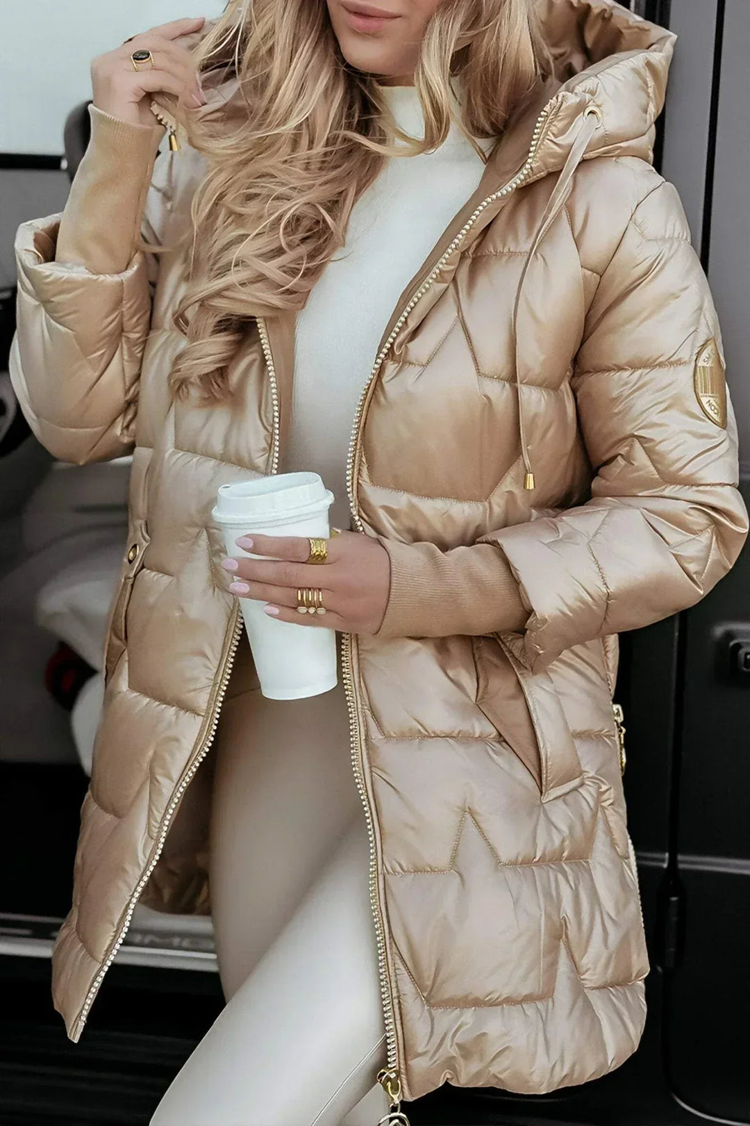 Carla | Gevoerde Oversized Hedendaagse Puffer Jas