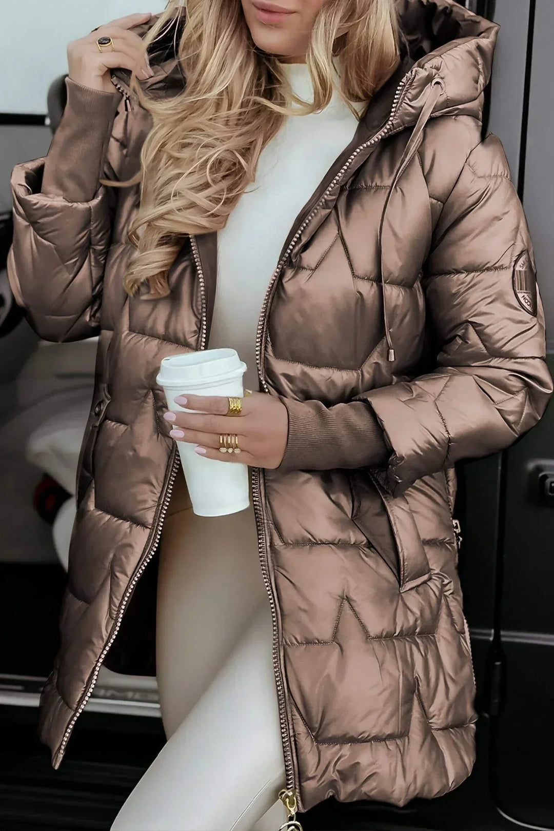 Carla | Gevoerde Oversized Hedendaagse Puffer Jas