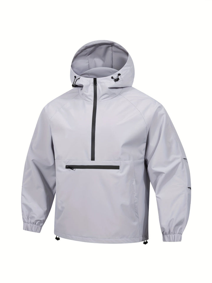 Cas | Casual sportjack met capuchon en lange mouw