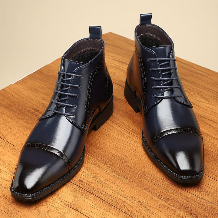 Everly | Verfijnde Cap-Toe Enkellaarsjes