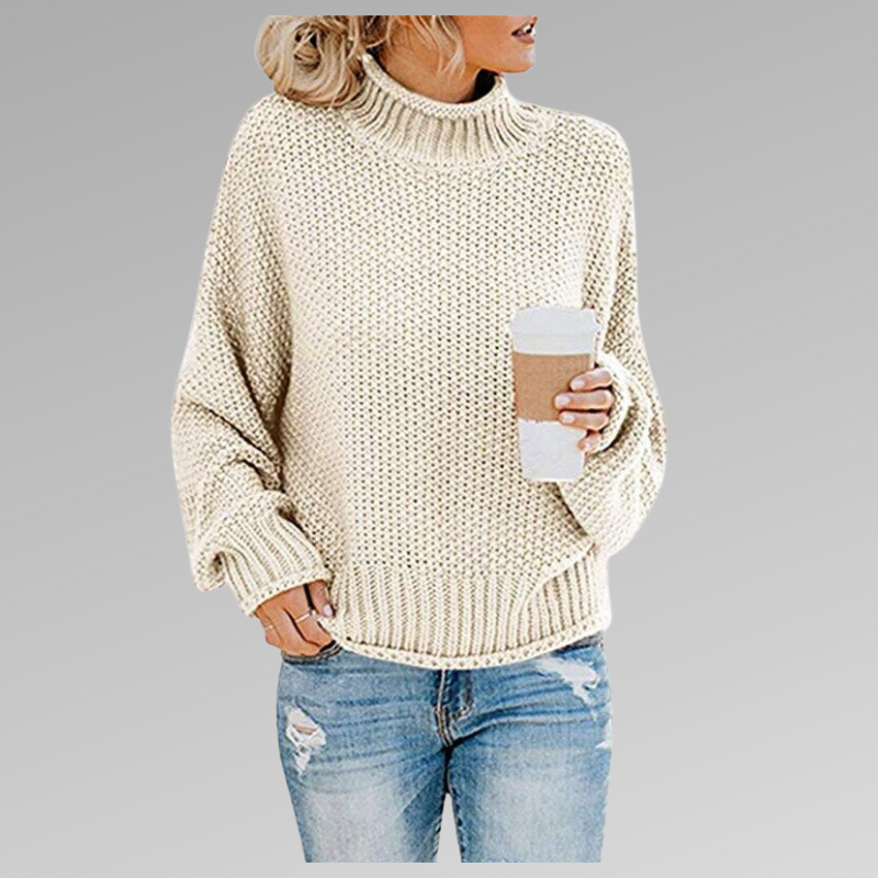 Dames Chunky Kabelgebreide Coltrui