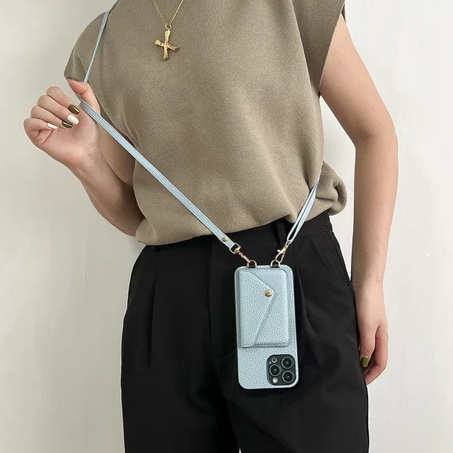 Luxe Dames Crossbody Telefoonhoesje met Kaarthouder