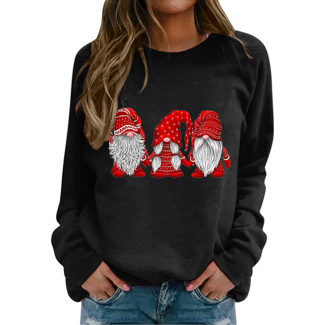 Schattige Santa Graphic Sweater