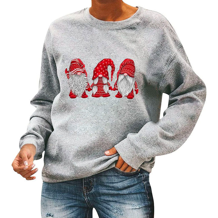 Schattige Santa Graphic Sweater