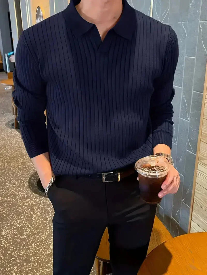 Brit & Boho️ | Geribbelde Trui-Shirt