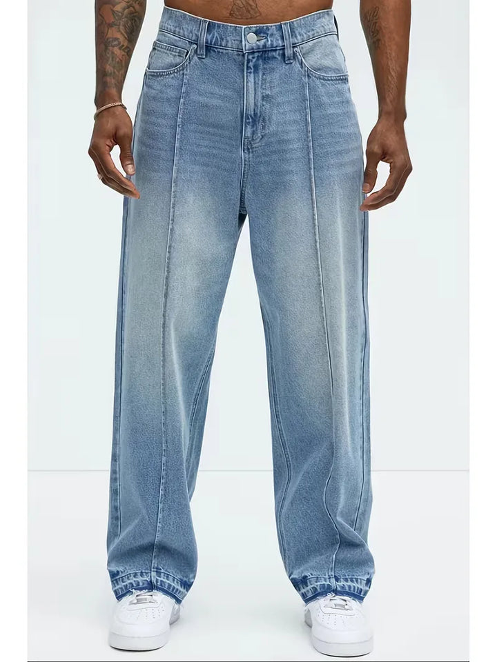 Loose fit jeans met vijf-pocket styling