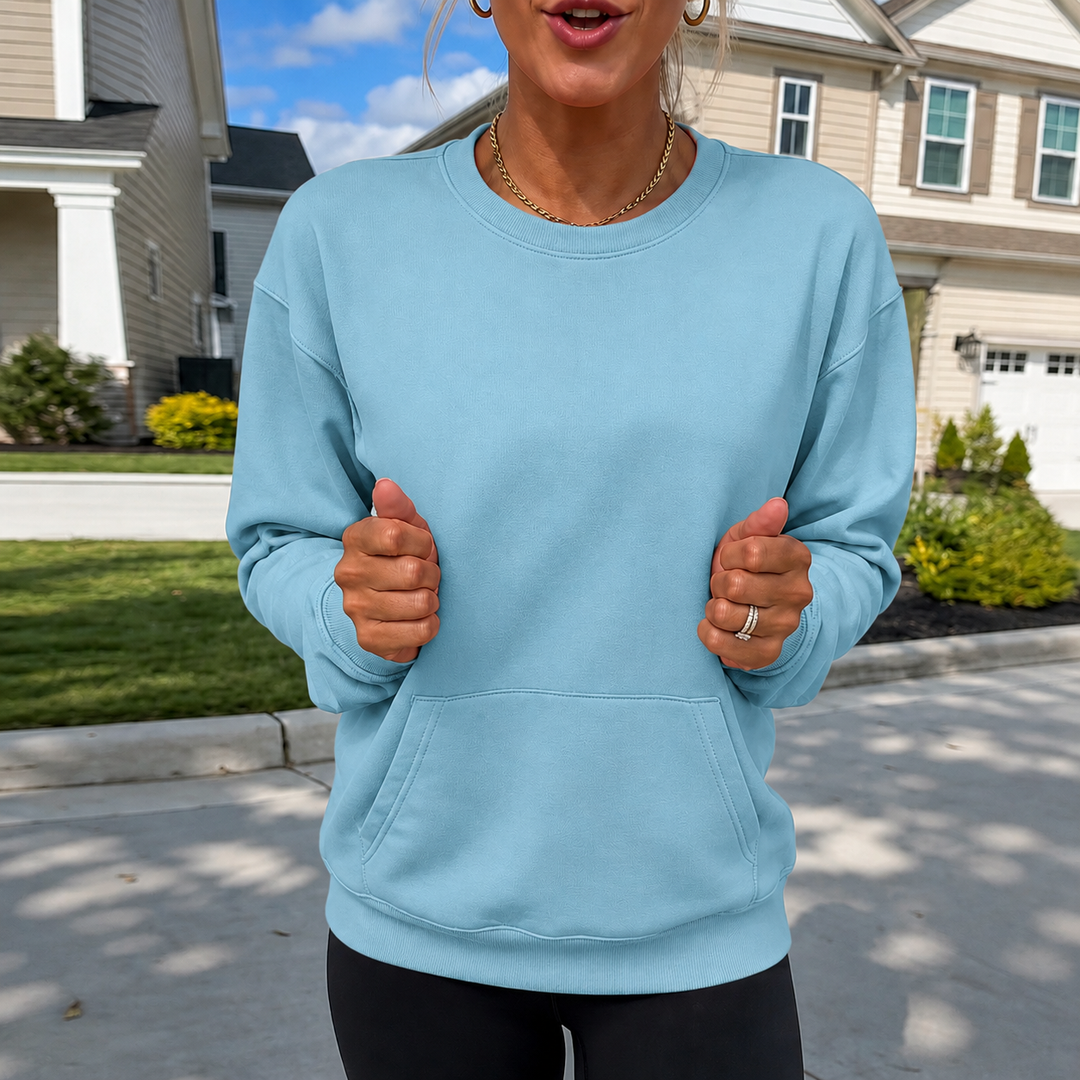 Restfield – Oversized Kangoeroe Zak Crewneck Sweatshirt