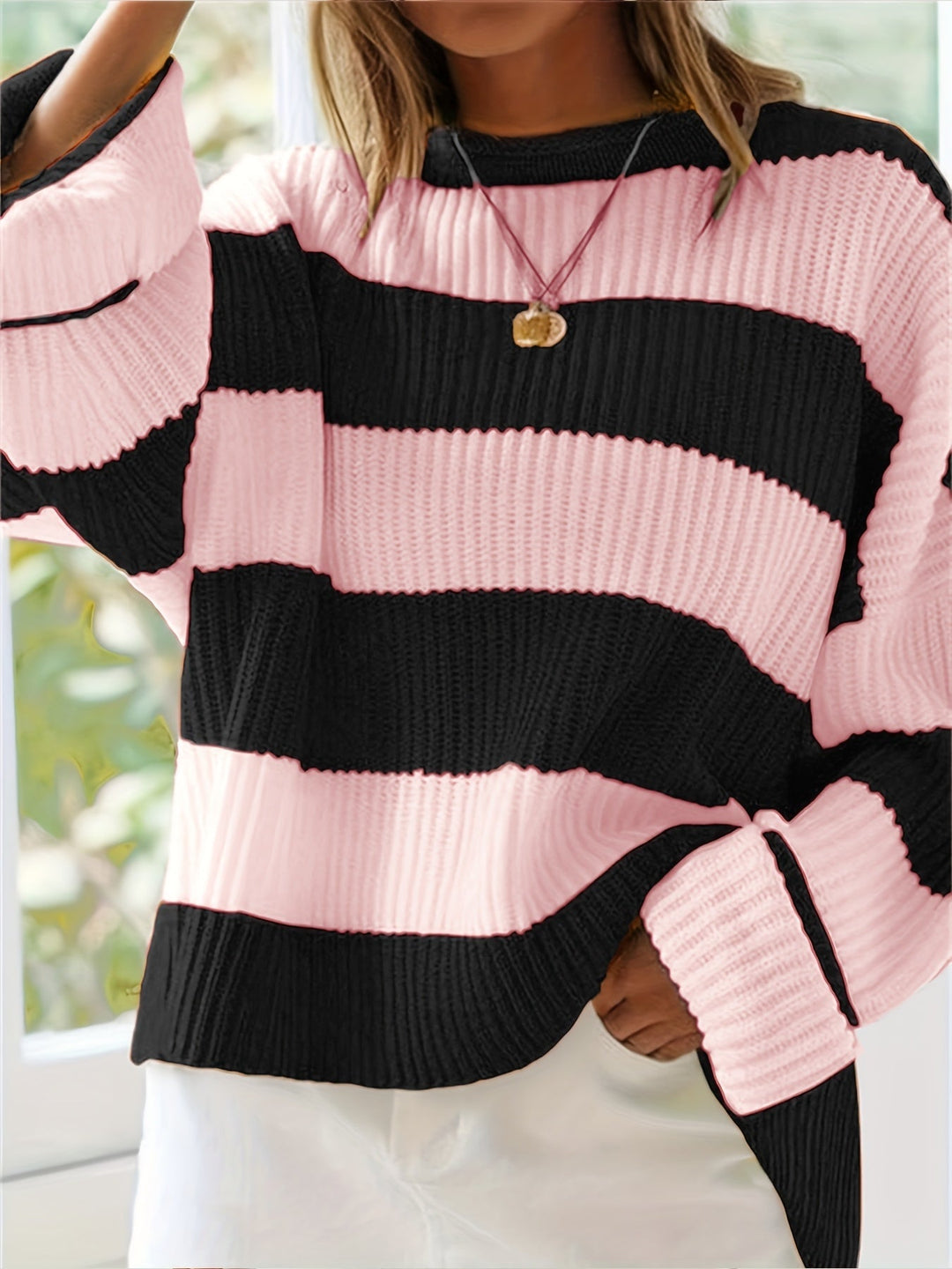 Ivy | Ontspannen Colorblock Trui