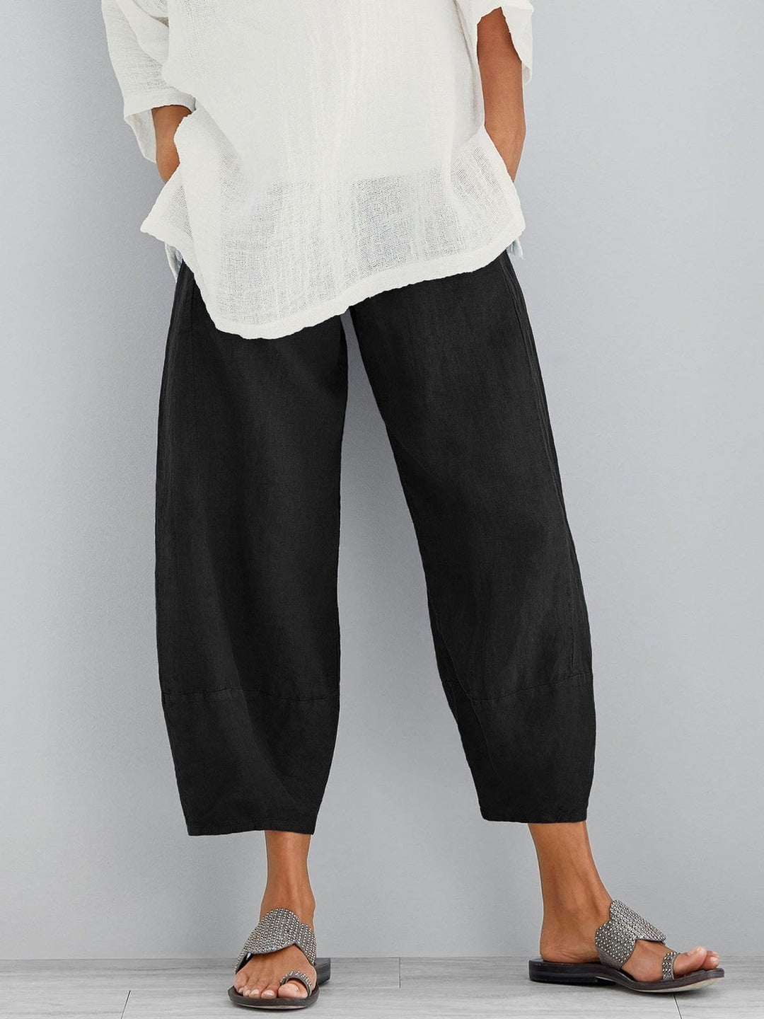 KATOENEN CROPBROEK VOOR VROUWEN