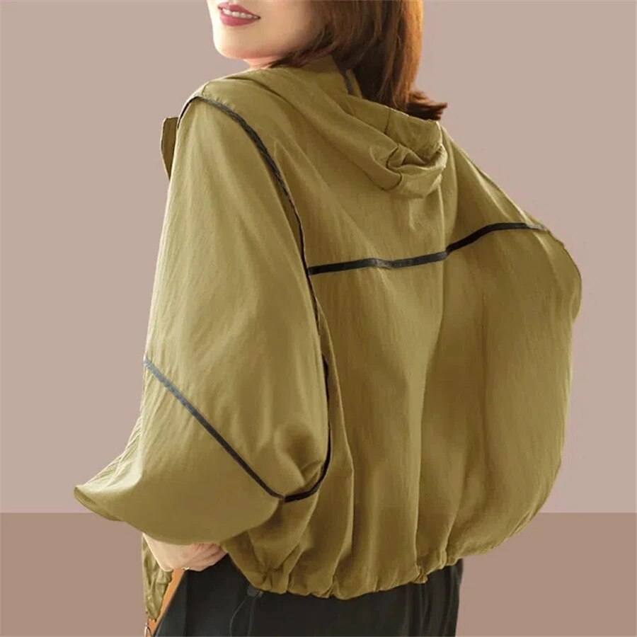 Danya | Luchtige zomer hoodie jas