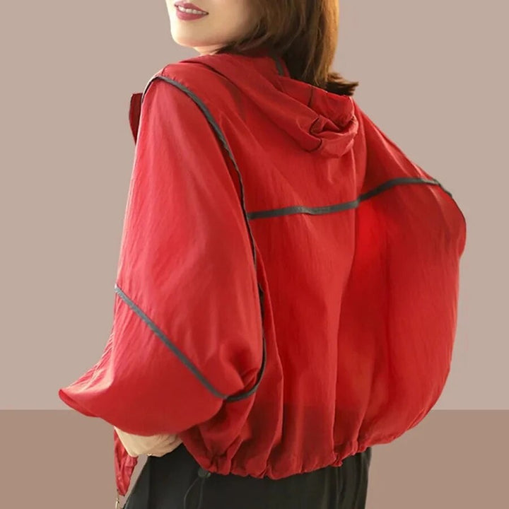 Danya | Luchtige zomer hoodie jas
