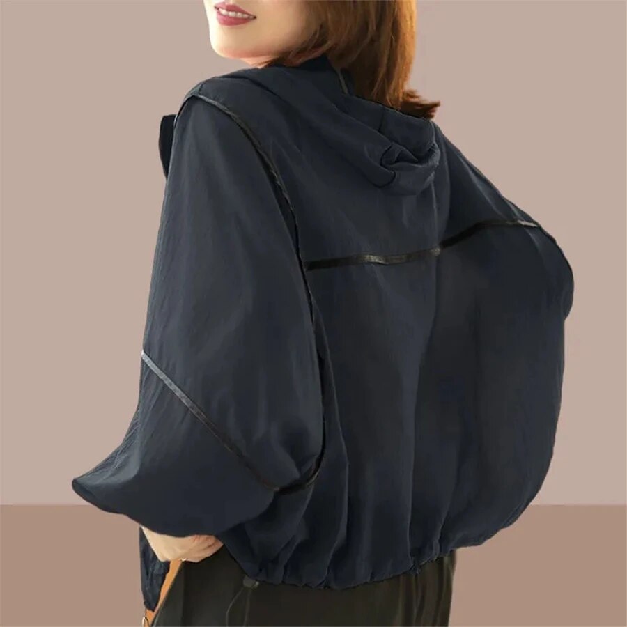 Danya | Luchtige zomer hoodie jas