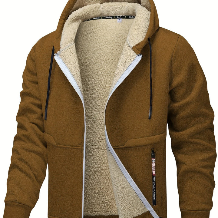Russell | Gezellige Hooded Zip-Up Jast