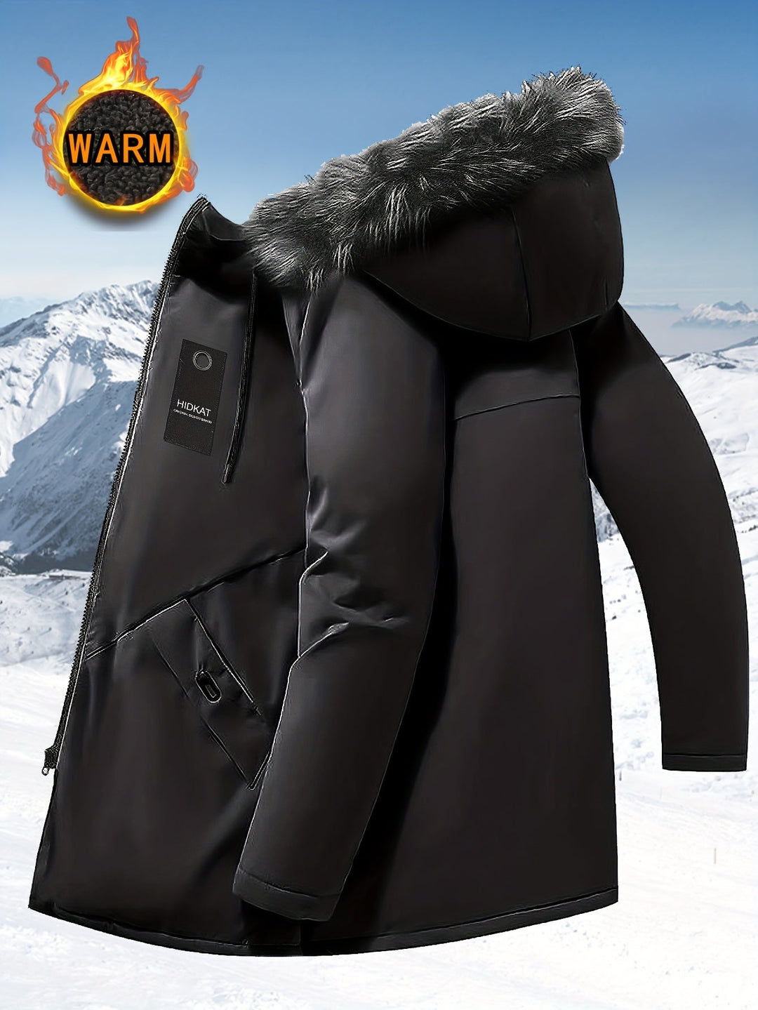 Lincoln | Gewatteerde Mid-Lange Parka Jas