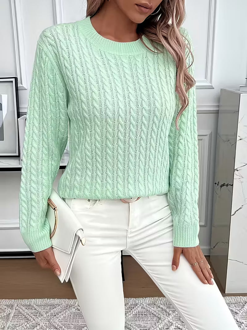 ADRIANA – KABELBREI COZY LANGERMIG TRUI