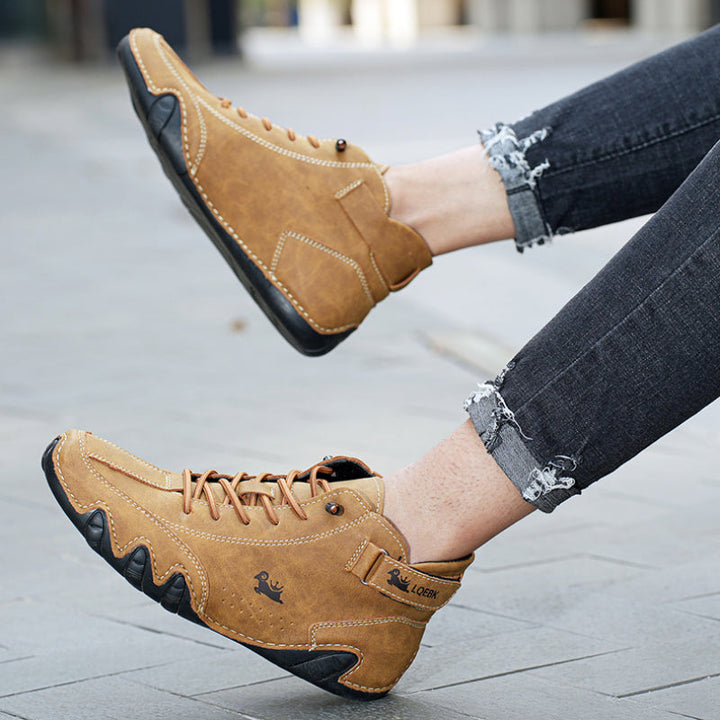 Decks | Ultra-comfortabele antislip blotevoetschoen van leer (Unisex)