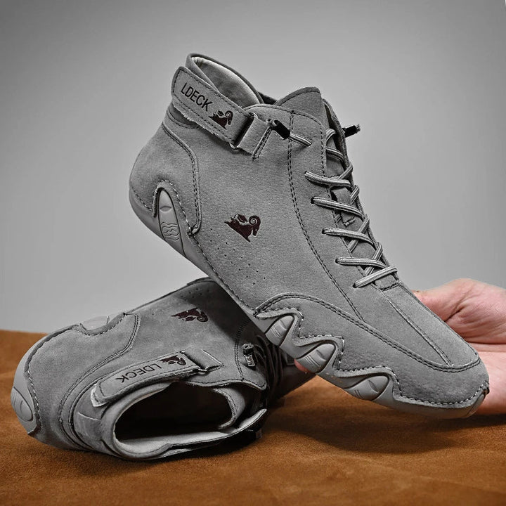 Decks | Ultra-comfortabele antislip blotevoetschoen van leer (Unisex)
