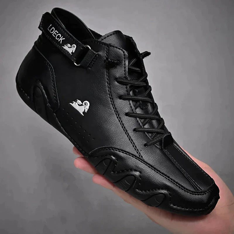 Decks | Ultra-comfortabele antislip blotevoetschoen van leer (Unisex)