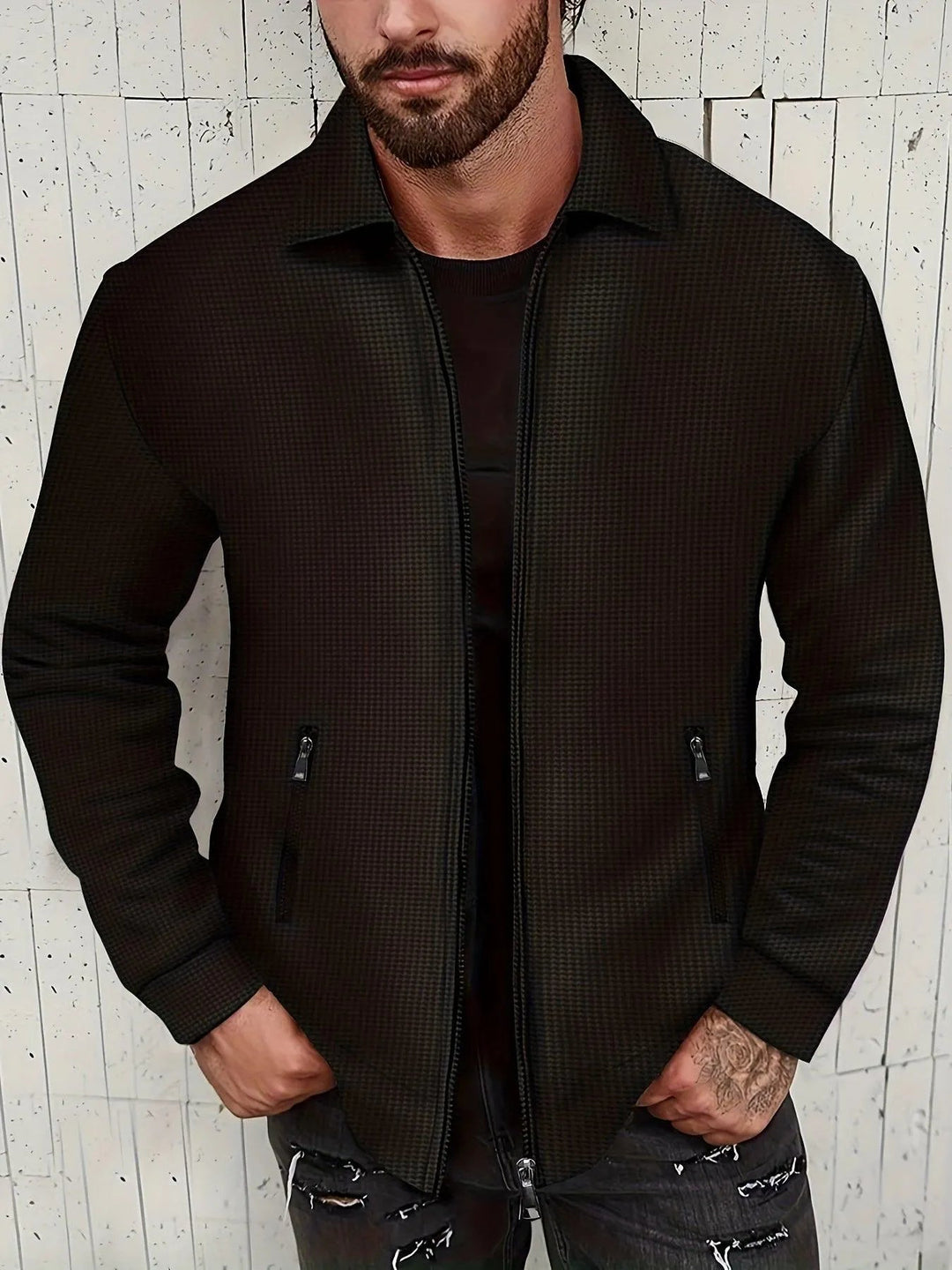 Casual Jack - Effen Kleur - Licht Elastisch Polyester - Ideaal voor Dagelijks Gebruik