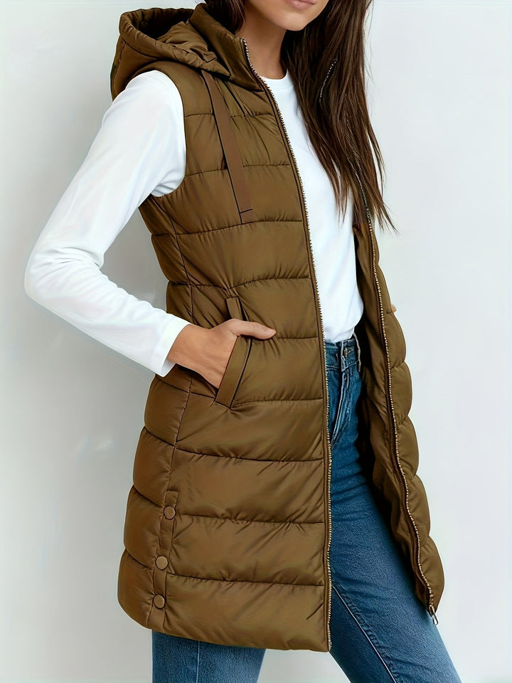 Dorka | Moderne Relaxed Jas met Kap