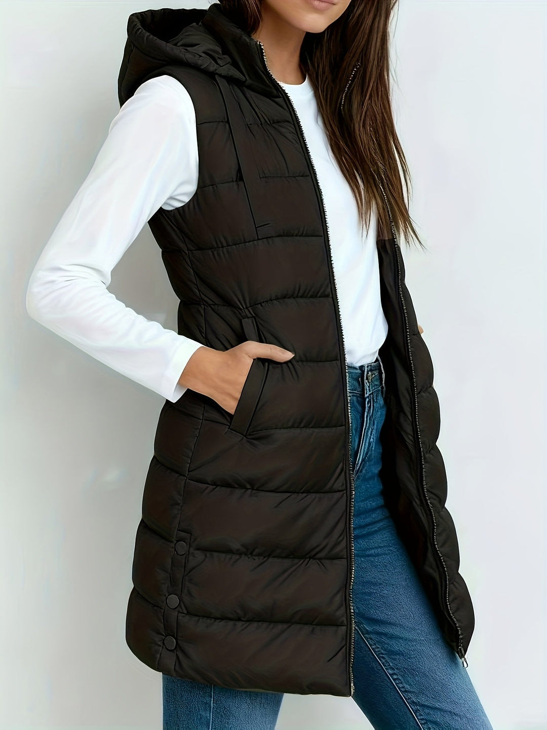 Dorka | Moderne Relaxed Jas met Kap
