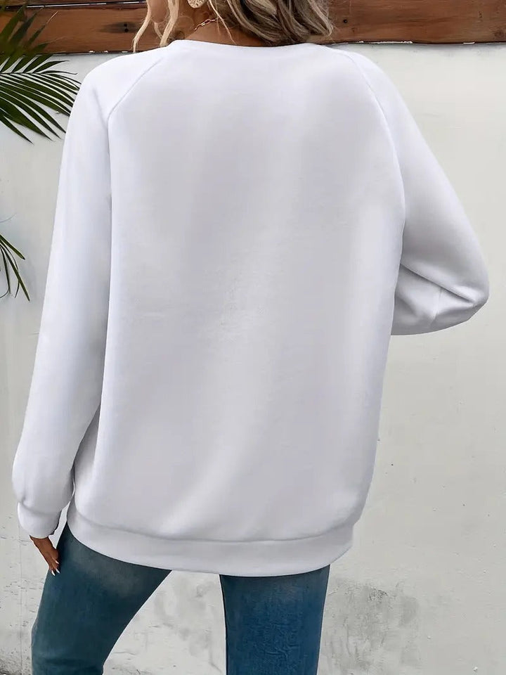 Heartzone - Casual Sweatshirt Met Hartmotief