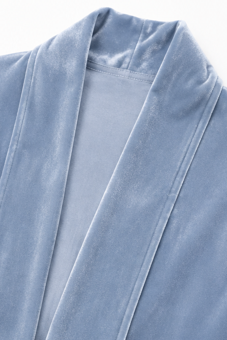 Velbourne – Dubbelzijdige Fluwelen-Look Cardigan