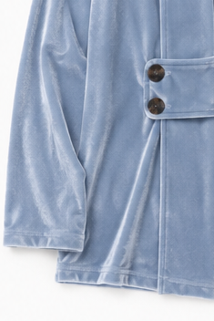 Velbourne – Dubbelzijdige Fluwelen-Look Cardigan