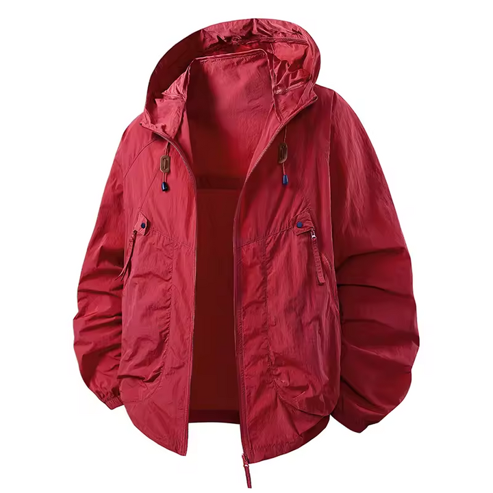 Dylan | Buitensport Waterdichte Windbreaker Jas met Verstelbare Kap