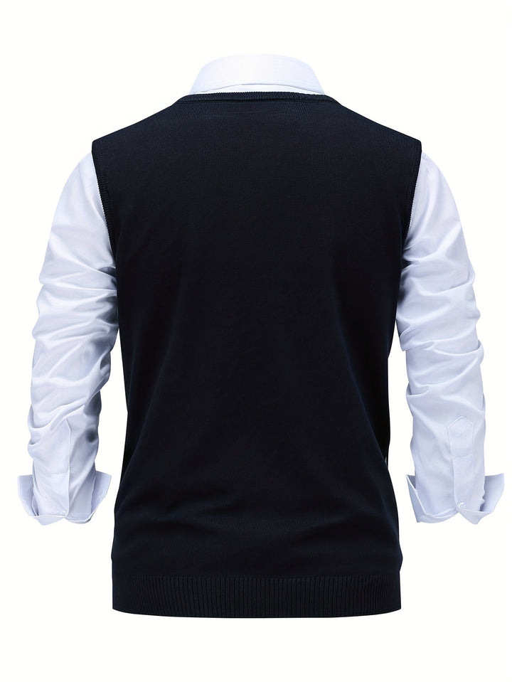 Chandler | Klassieke Argyle Sweater Vest