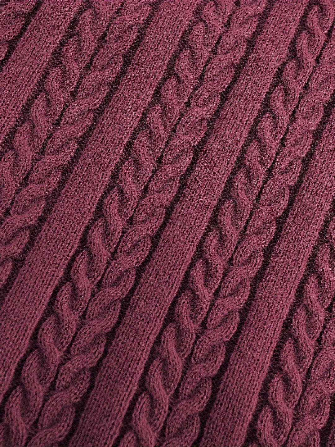 Gideon | Kabelgebreide V-hals Sweater Vest