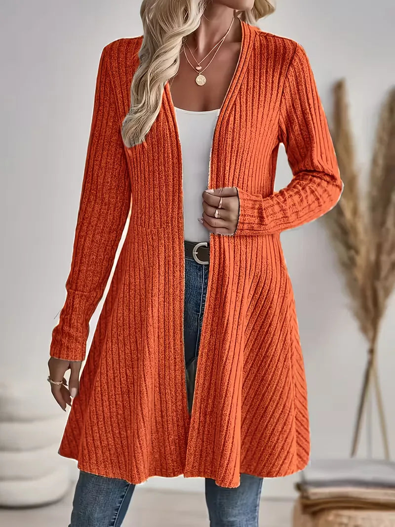 Zwarte cardigan met V-hals