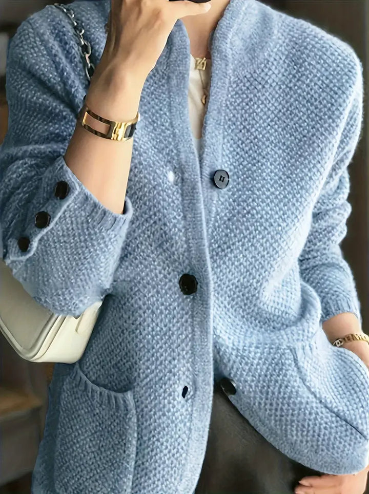 MICHELLE – DE GEZELLIGE TEXTUUR GEHAKTE CARDIGAN
