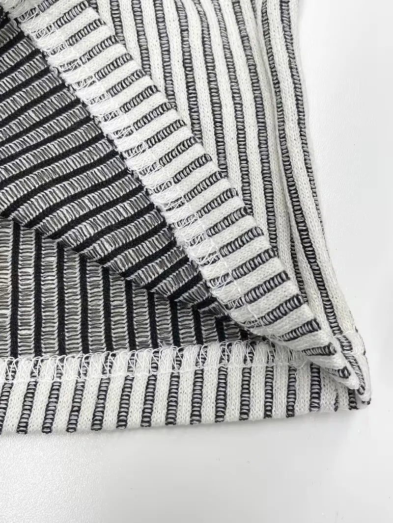 Casual heren T-shirt met jacquard patroon
