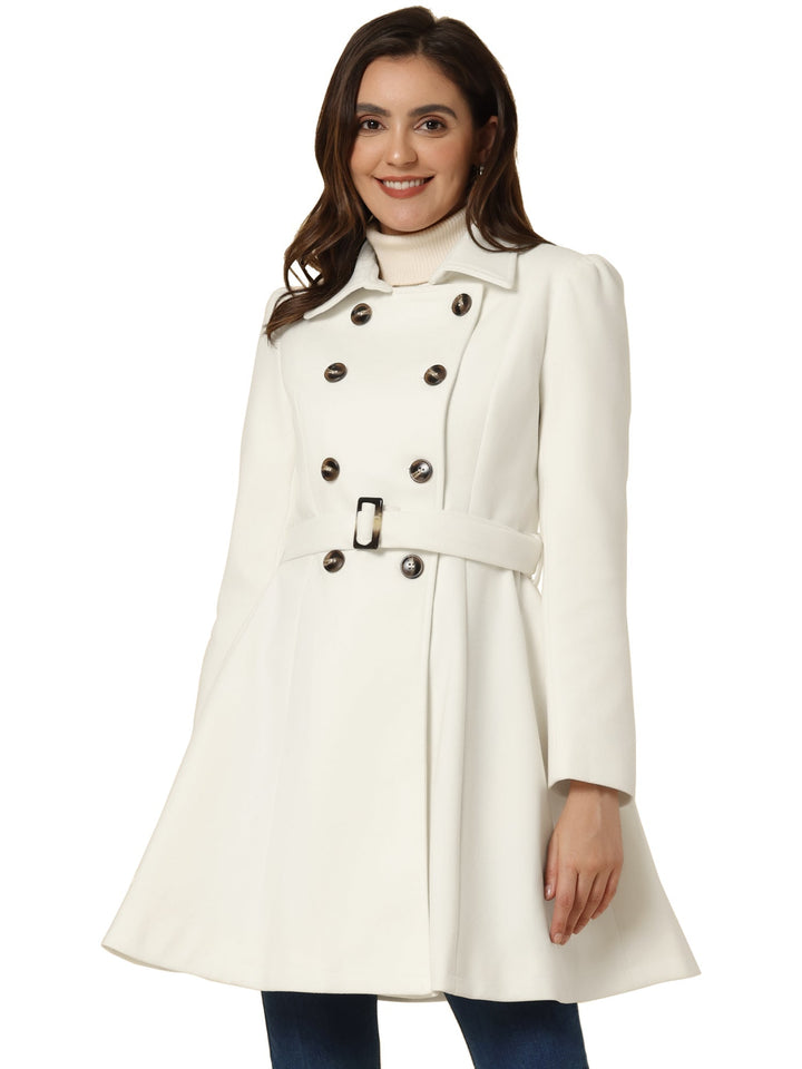 Ela | Fit-and-Flare Dubbelzijdige Op maat gemaakte Trenchcoat