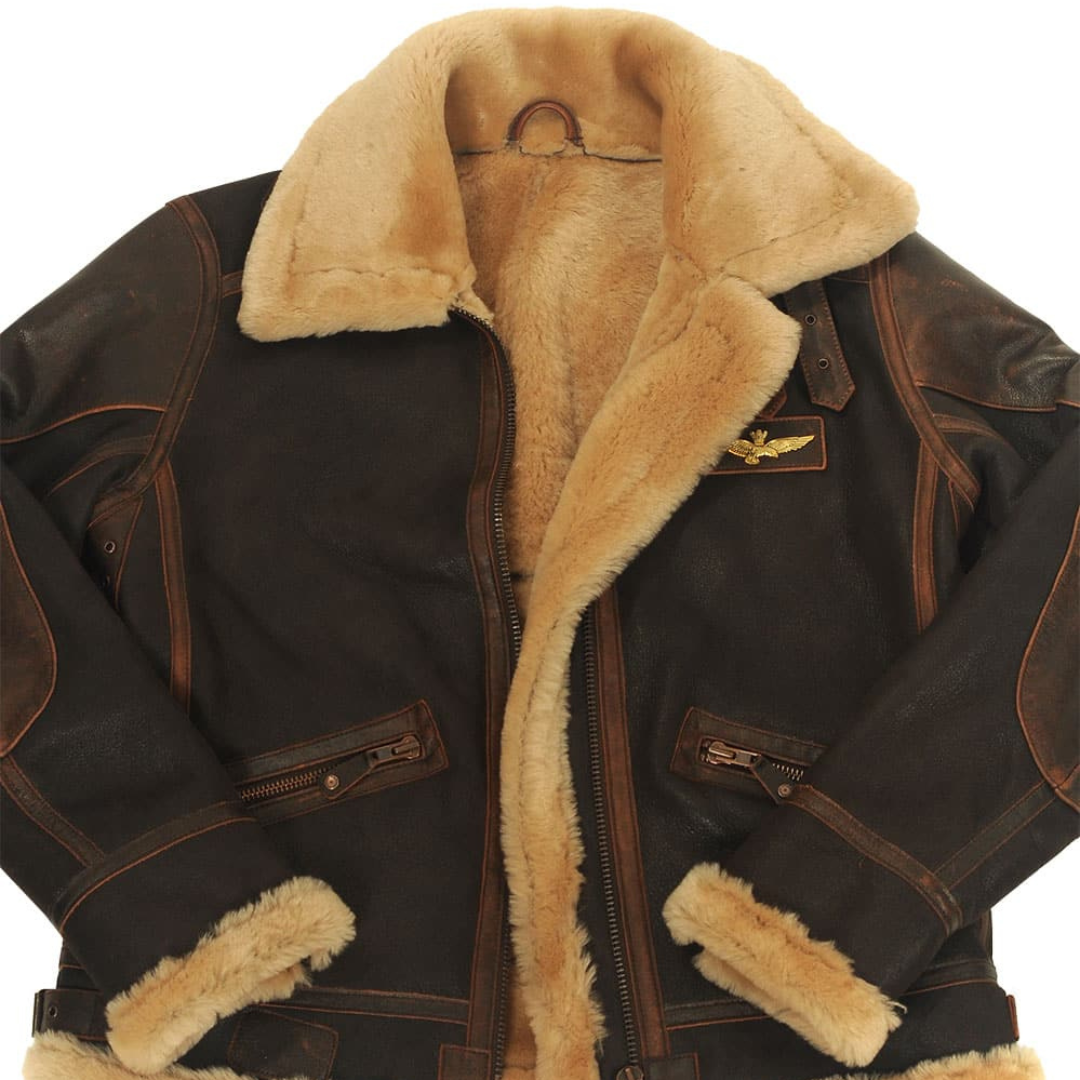 Duurzame Aviator Jas voor Winterwarmte en Stijl