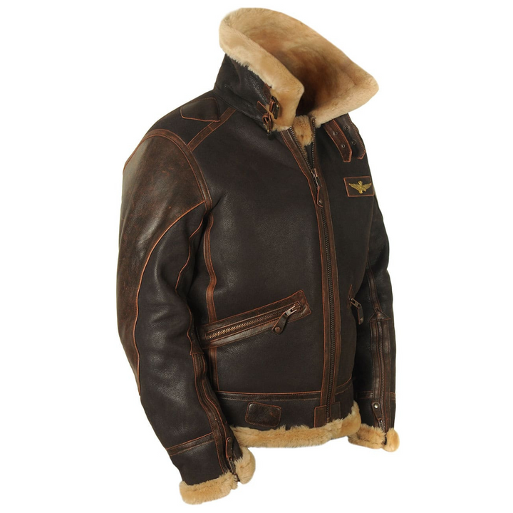 Duurzame Aviator Jas voor Winterwarmte en Stijl
