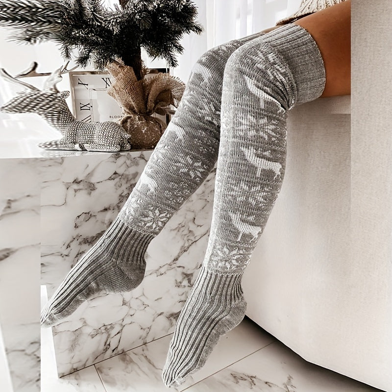 Elin | Elegante kerstkniekousen voor dames