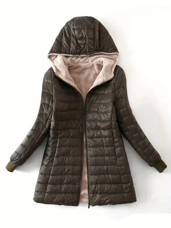 Eline | Fleece gevoerde jas met ritssluiting