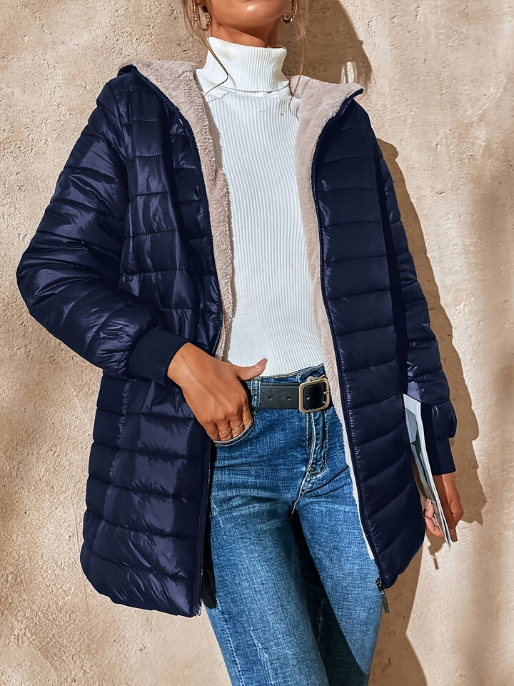 Eline | Fleece gevoerde jas met ritssluiting